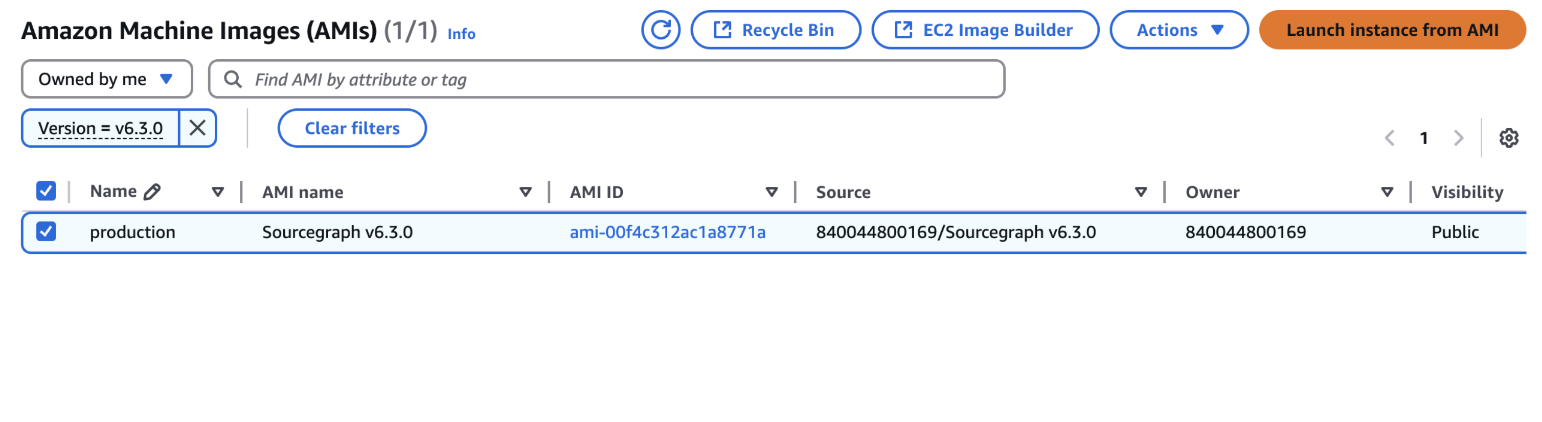 AWS Marketplace Sourcegraph